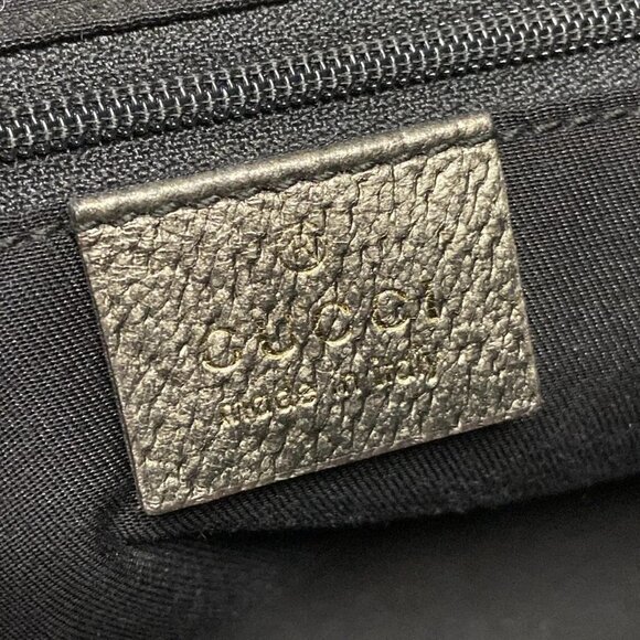 Auth GUCCI GG/Abbey 141470 Beige Light Brown Bronze Jacquard Leather - Picture 12 of 16